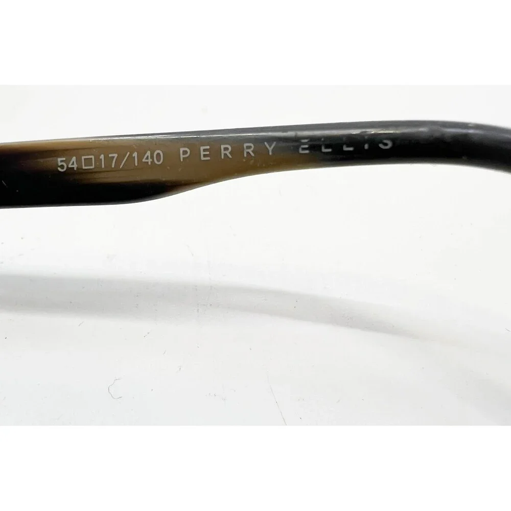 Perry Ellis Eyeglasses Mens Brown PE 367-3 Full Rim Rectangle 54-17-140